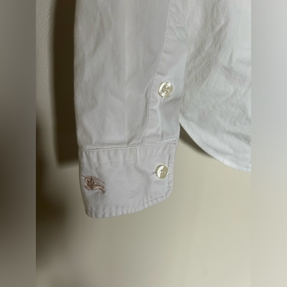 Burberry Women’s Button Down Shirt with logo detail Size S - Picture 8 of 9